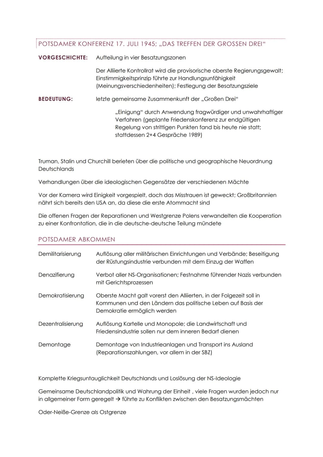 NACHKRIEGSZEIT
ZEITSTRAHL
1945
1945/46
1946
1947
1948
1948/49
1949
1950-53
1953
1954
1955
1960
1961
1962
seit 1964
1967
1968
1969
Potsdamer 