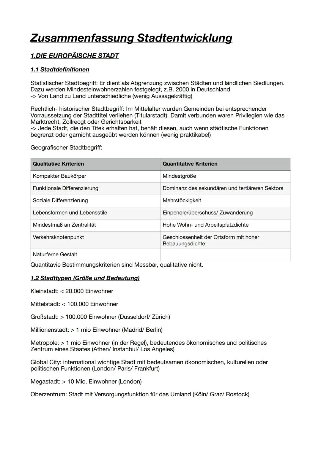 Stadtentwicklung in Deutschland: Unterschiede, Beispiele und Ziele