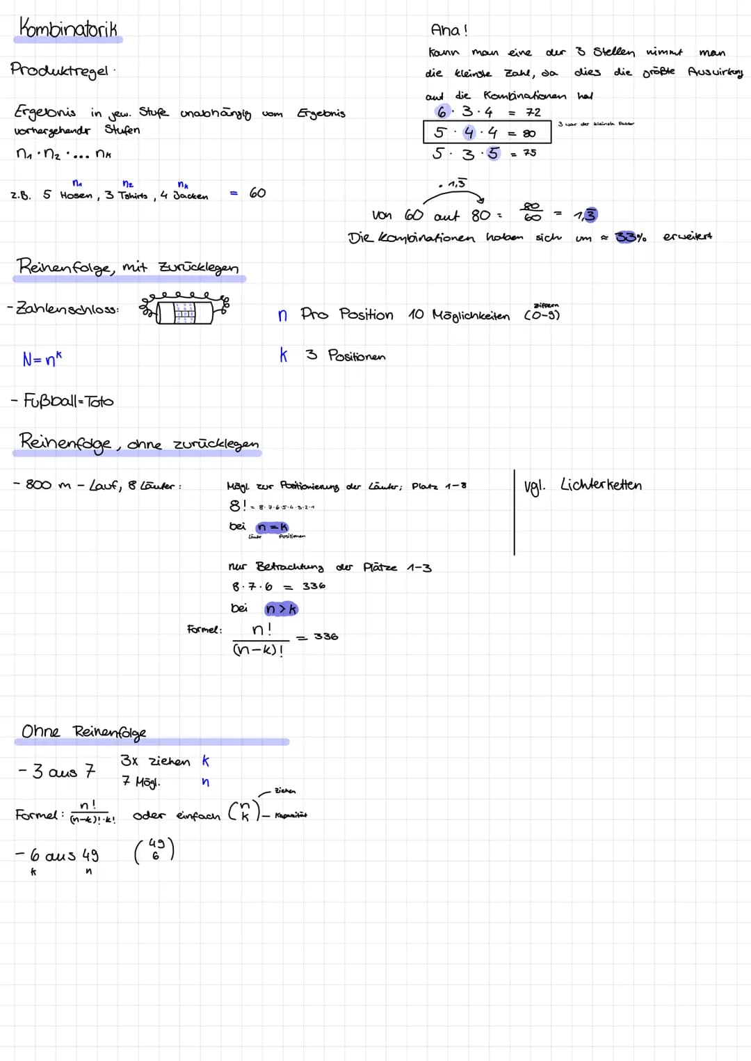 Q3-Klausur 1
Begriffe 1 Definitionen
elc
Ergebnisraum = {A₁ Ã} = alle möglichen Ausgänge des Experiments
Ergebnis
ein möglicher Ausgang eine
