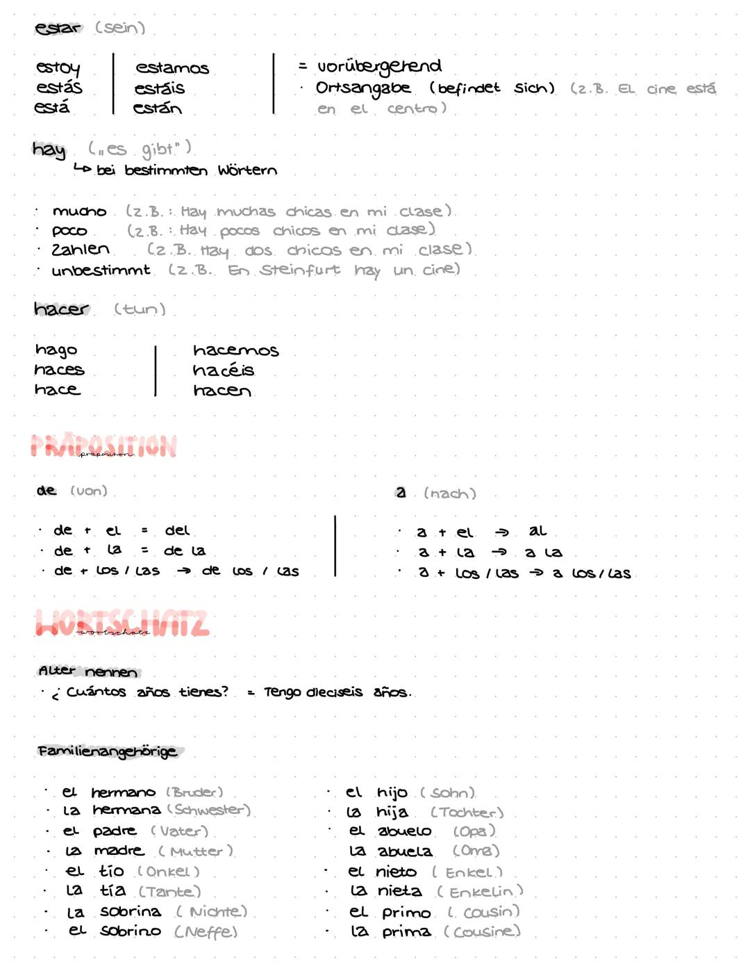 ADJEKTIVE
simpático / simpática (Symphatisch)
serio / seria (ernst)
tranquilo / tranquila ( ruhig).
creativo / creativa (kreativ)
interesant