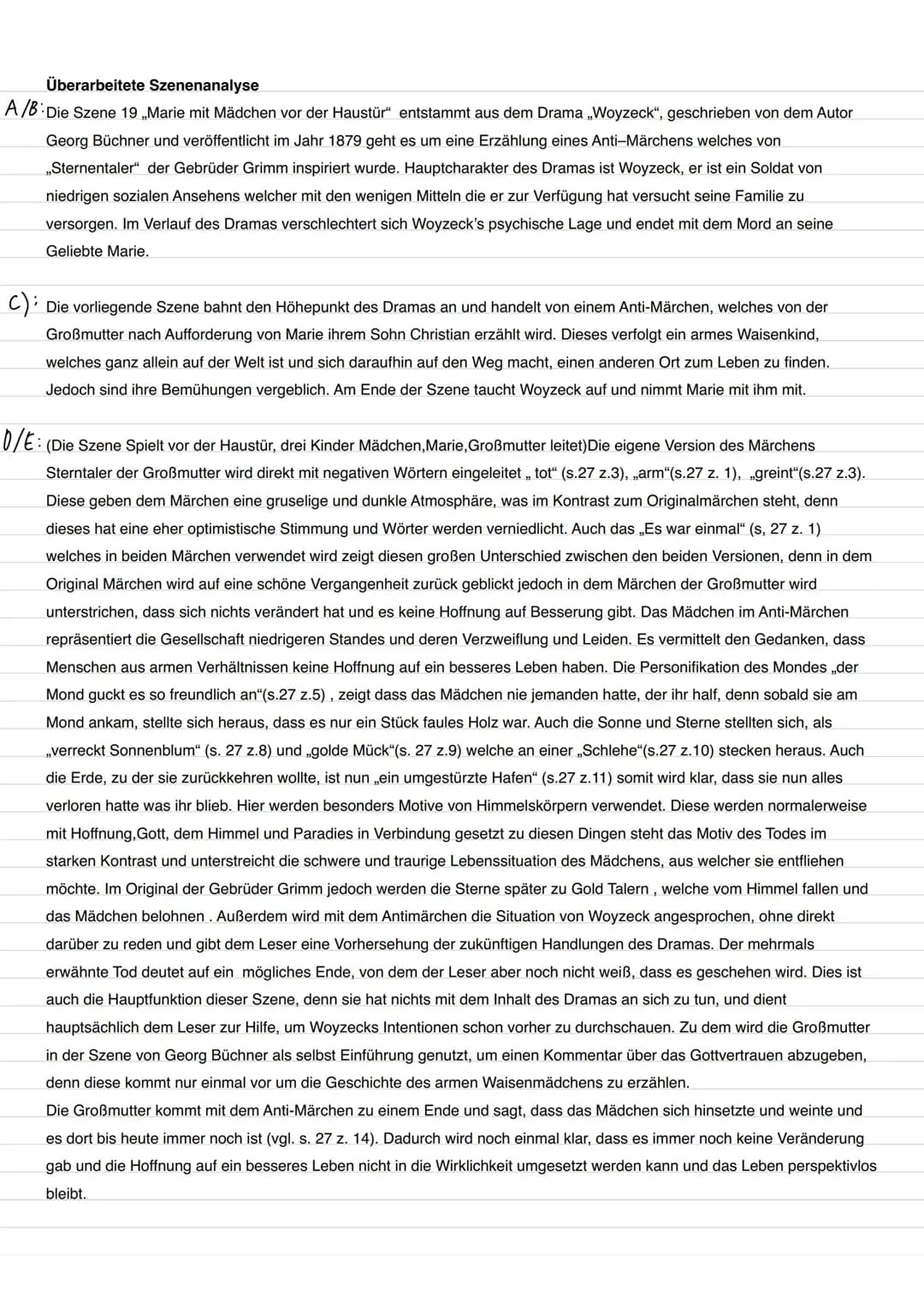 Woyzeck Szenenanalyse 19