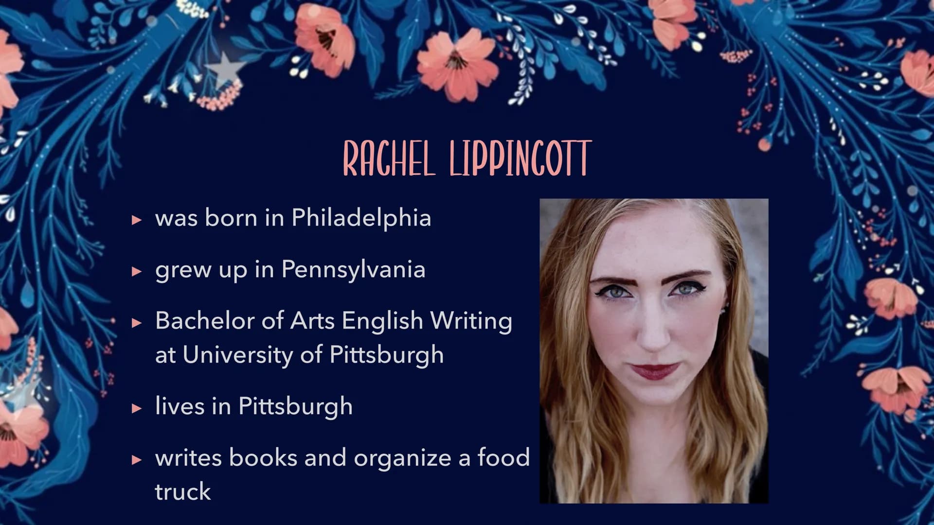 Five Feet Apart
,,I never understood the importance of touch. Until I couldn't have it."
the authors
Rachel Lippincott
- 05.12.1994* in Phil