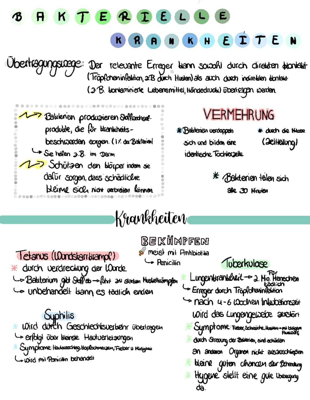 Bakterielle Erkrankungen 