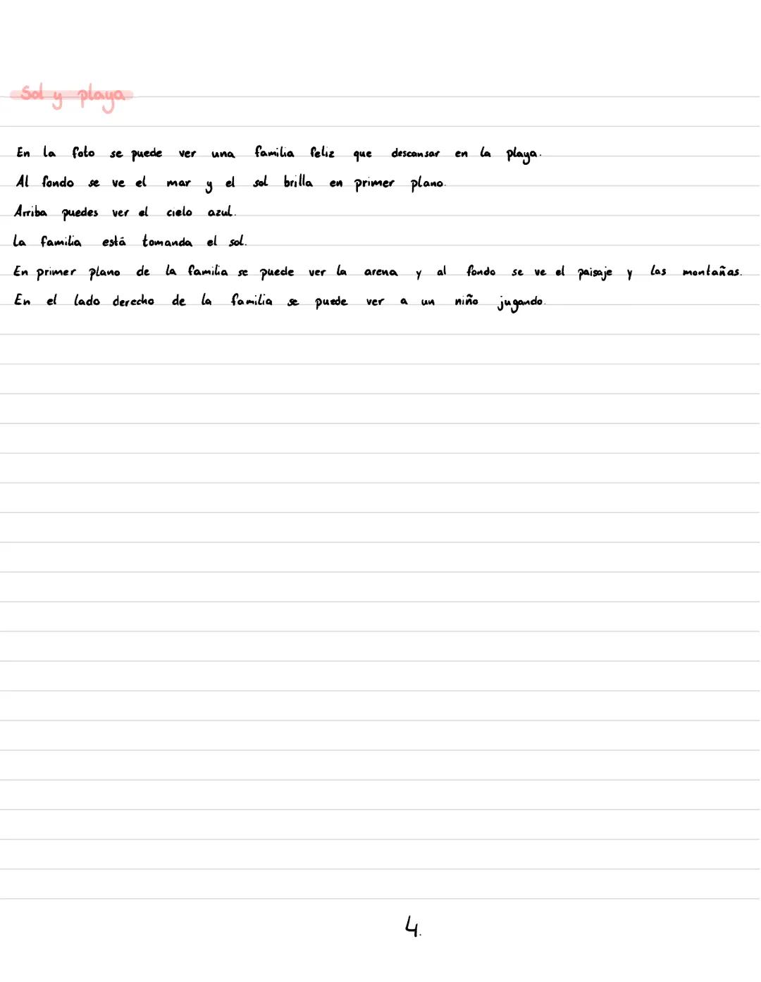 Describir una Imagen
LOS TIPOS DE IMÁGENES :
el cuardo
la foto
el dibujo
LA LOCALIZACIÓN:
a la
izquierda
al fondo
en segundo plano
la carica