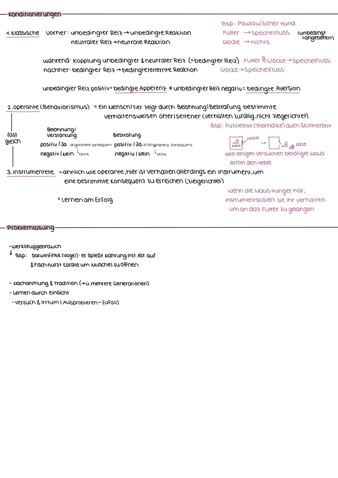 VERHALTENSBIOLOGIE
verhaltensweisen haben 2 ursachen:
proximate
→unmittelbare Gründe die in einer bestimmten Situation wirken (z. B.Schlüsse