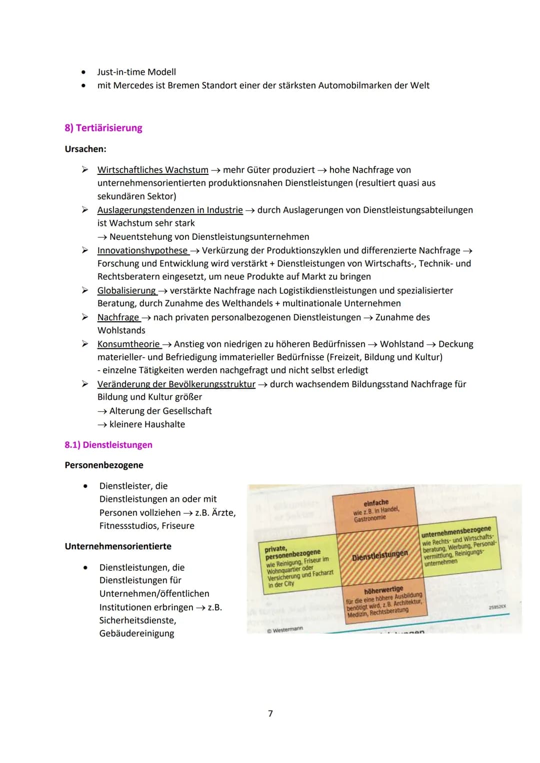 Inhaltsfeld 4: Wirtschaftsregionen im Wandel
1) Sektoraler Strukturwandel nach Fourastié
Primärer Sektor (Land und Forstwirtschaft)
Sekundär