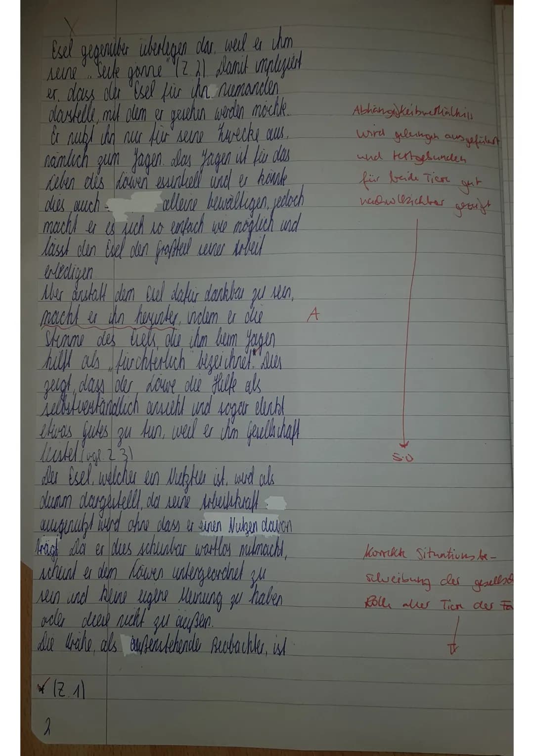 Name:Lisa Holm
DE2/Sz
Klausur Nr.1 - Literatur und Sprache um 1800
Aufgabenstellung:
1. Analysieren und Interpretieren Sie die Fabel.
G.E. L