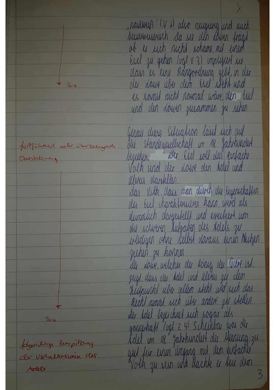 Name:Lisa Holm
DE2/Sz
Klausur Nr.1 - Literatur und Sprache um 1800
Aufgabenstellung:
1. Analysieren und Interpretieren Sie die Fabel.
G.E. L