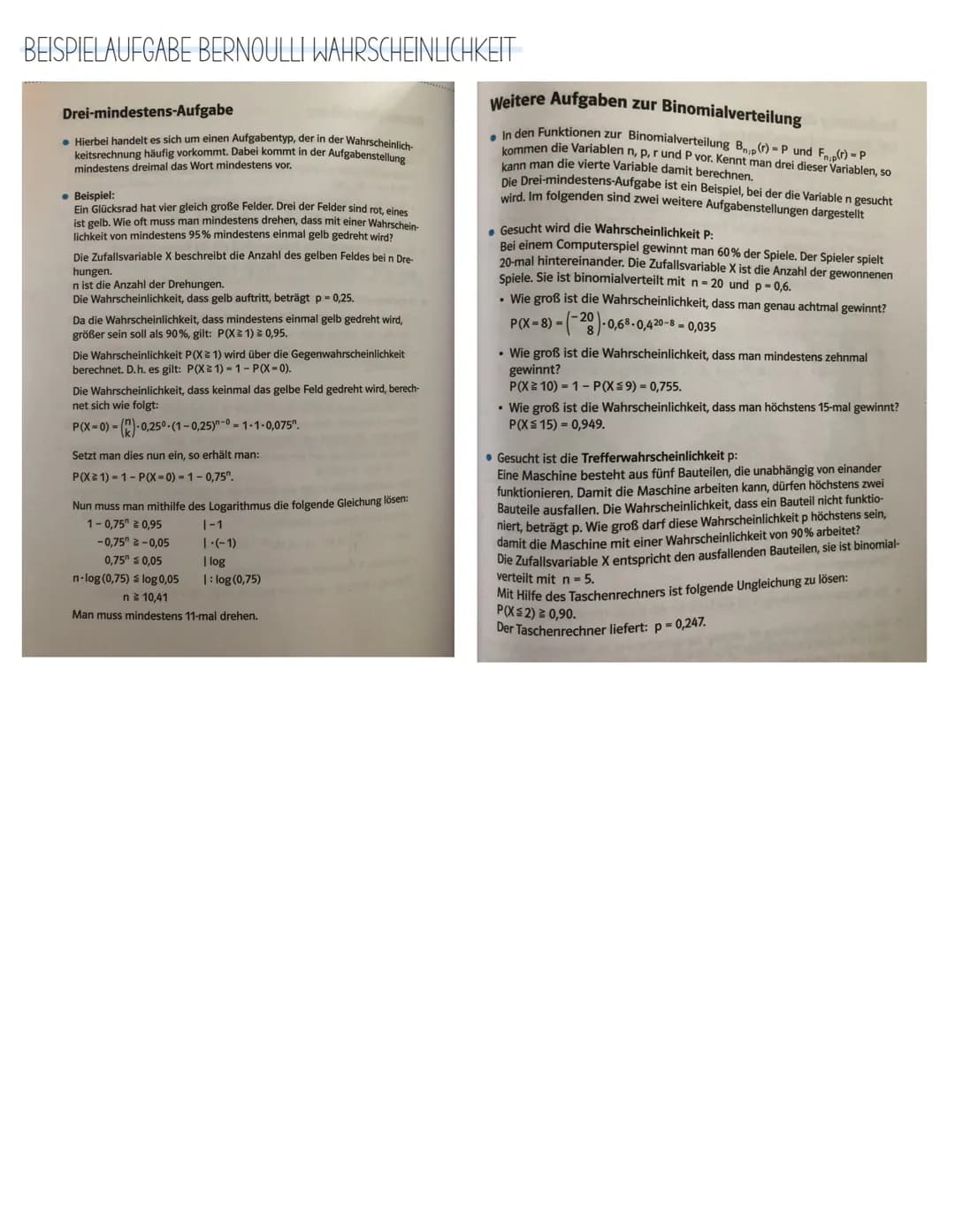 wahrscheinlichkeitsrechnung
Grundbegriffe
=>am Beispiel eines Würfel experiments
Ereignis
↳ Teilmenge der Ergebnismenge (Bsp.: Augenzahl ist