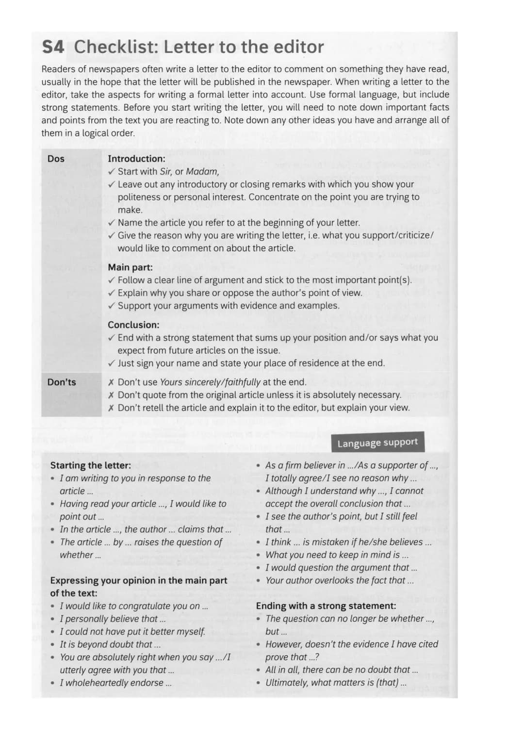 INHALT
ABITUR-HILFE
Help for writing:
YOU
Übersicht Aufgabentypen aus
den letzten Jahren
(Task 2 and 3)
comment
mediation
Help for dealing w