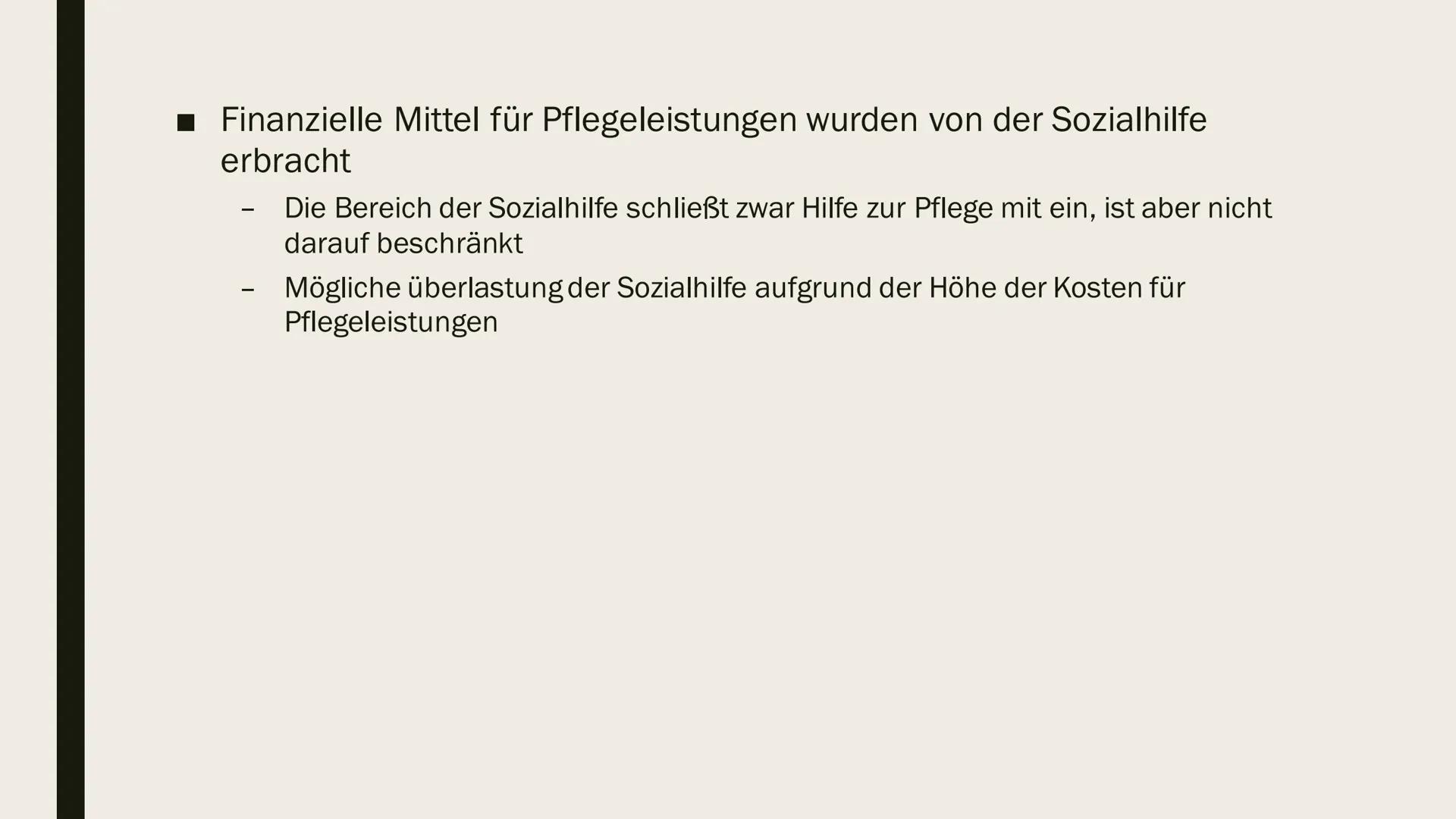 PFLEGEVERSICHERUNG
Definition
Die gesetzlich versicherungspflichtige Pflegeversicherung
dient zur Absicherung des Risikos der Pflegebedürfti
