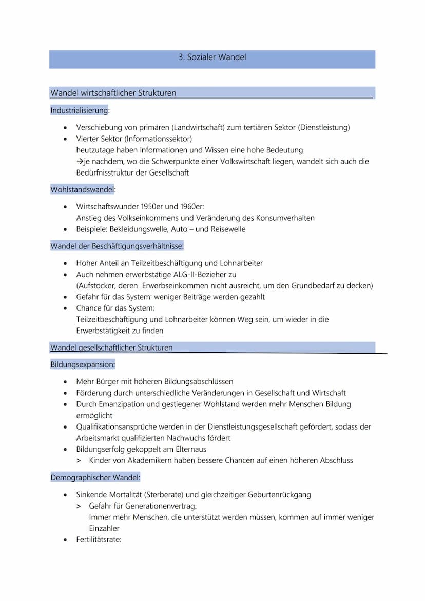 1. Thema ,,Soziologie"
Vier Teilbereiche
1. Armut
2. Soziale Ungleichheit
3. Sozialer Wandel
4. Sozialstaat
1. Armut
Arten von Armut:
Absolu