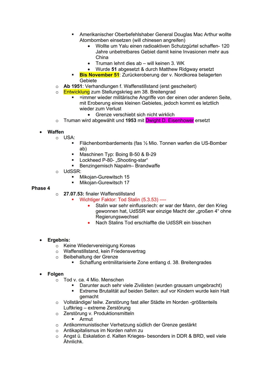 Vortrag Koreakrieg
Gliederung:
→ Definition
→ Vorgeschichte/ Ausgangslage
→ Hauptakteure
⇒ Ziel
→ Ursache
→ Auslöser
→ Verlauf
O
O
O
O
→ Erg
