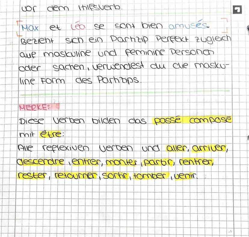 Die reflexiven verben im passé composé 04.03.2020
Jeremy se lève tôt.
Olivia se lève tôt.
Le garçons se promenent, les filles se promenent.
