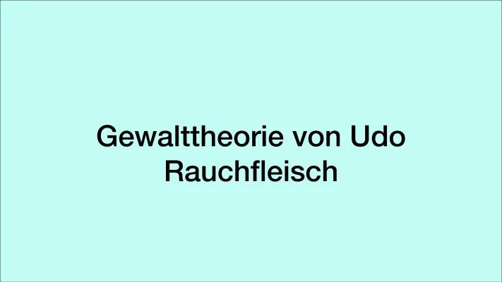 Know Udo Rauchfleisch Gewalttheorie thumbnail