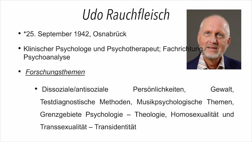 Gewalttheorie von Udo
Rauchfleisch ●
●
Udo Rauchfleisch
Die vier Thesen Rauchfleischs
These 1
• These 2
• These 3
●
These 4
Inhaltsverzeichn