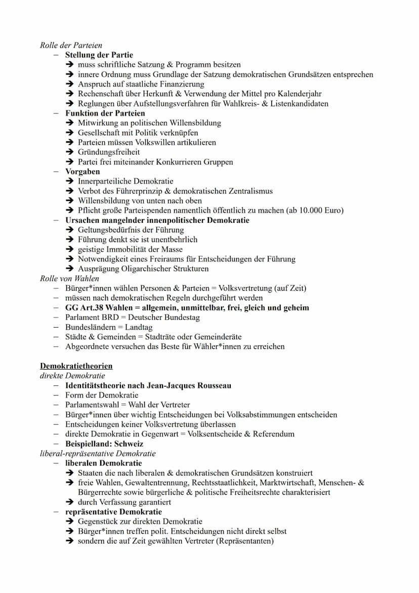 1. Semester: Demokratie
Grundlagen und Prinzipien demokratischer Ordnungen
Formen der Gewaltenteilung
T
Horizontale Gewaltenteilung
→ Macht 