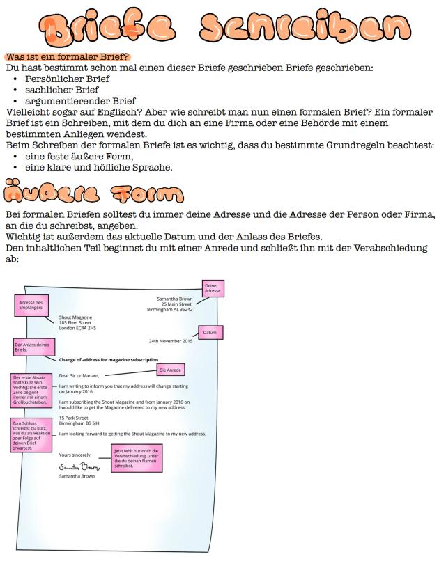 Know  Briefe schreiben in Englisch  thumbnail