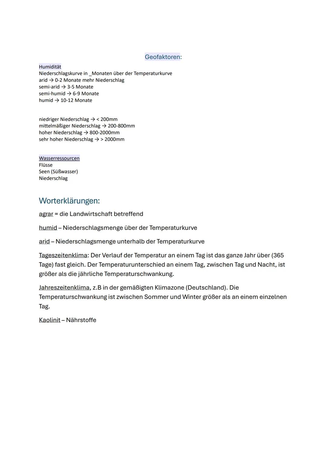 --- OCR Start ---
Erdkunde Klausur Lernzettel - Quartal 1
Inhalt
Lokalisierung eines Landes:..
1
Klimadiagramme methodisch auswerten:..
2
Da