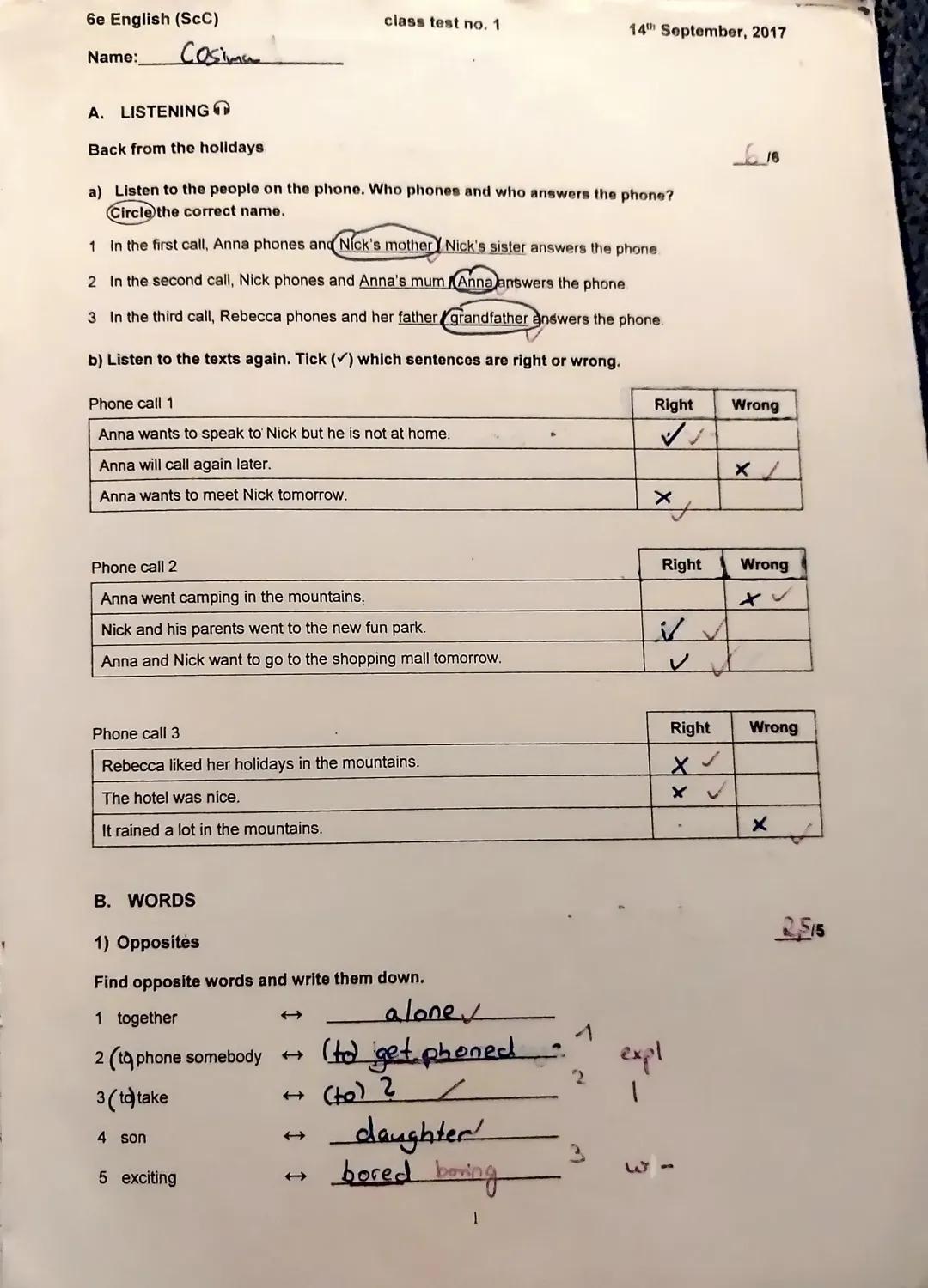 Arbeit - 2 - Subject and object questions 