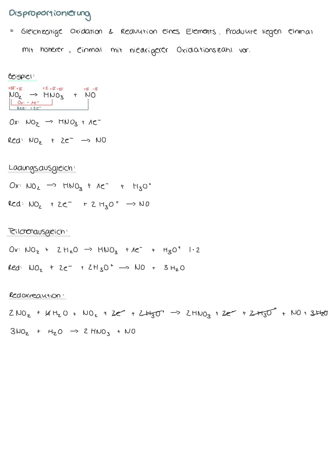 Begrifflichkeiten
Oxidation Abgabe von
Reduktion:
é
Aufnahme von e-
Redoxreaktion: Oxidation & Reduktion laufen gleichzeitig ab
Oxidationsmi