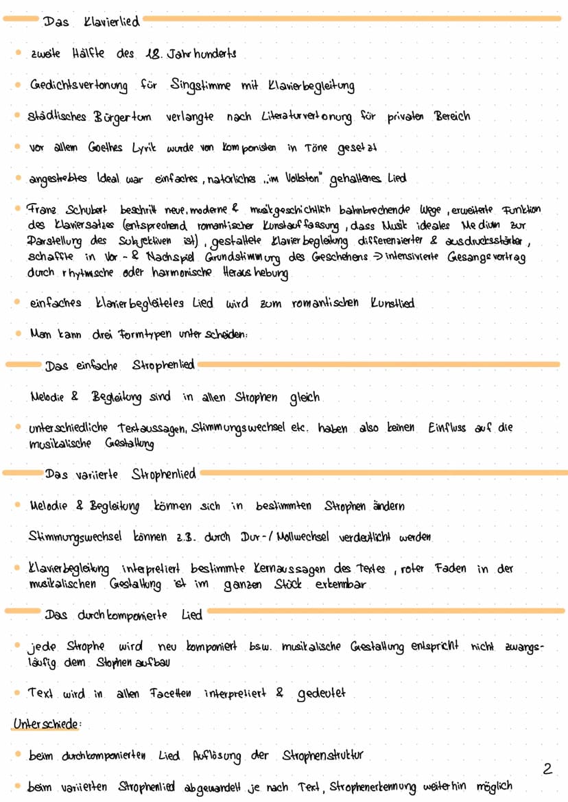 Musik MERA Zettel
Kursarbeit 13.04 21
●
Romantik
Allgemeine Epochenbeschreibung:
• romantisch" negative Bedeutung > romanhaft, unwirklich, f