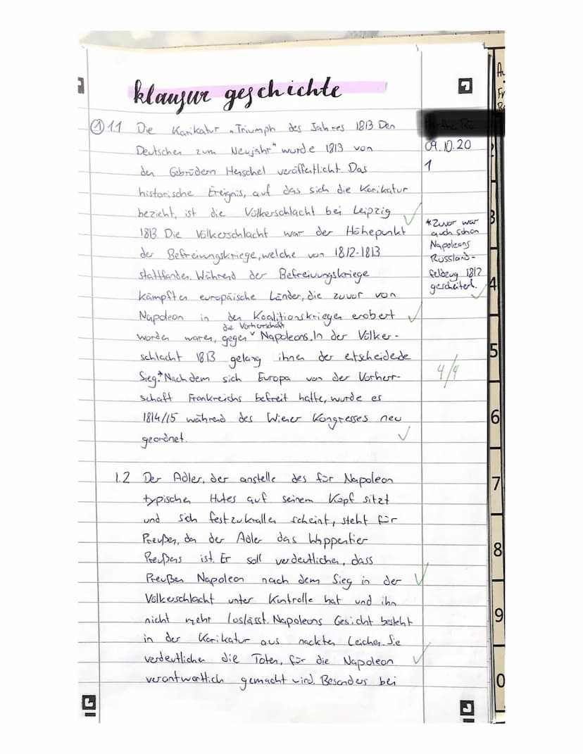 1.
2.
Gymnasium
LK Ges 11
3.
Interpretieren Sie M1. Bearbeiten Sie dazu folgende Aufgaben:
Ordnen Sie die Karikatur in den historischen Kont