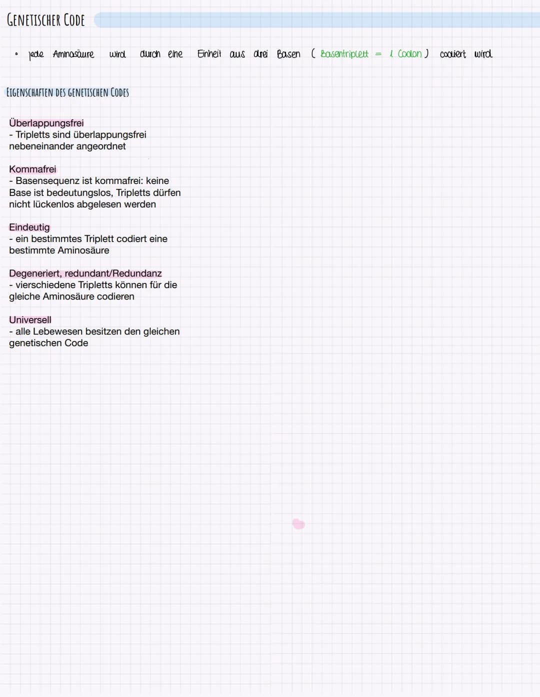 3'
TRANSKRIPTION BEI PROKARYOTEN
= DNA - Sequenz wird einsträngig kopiert
-> Kopie ist zum Matrizenstrang,,codogener Strang" komplementär
- 