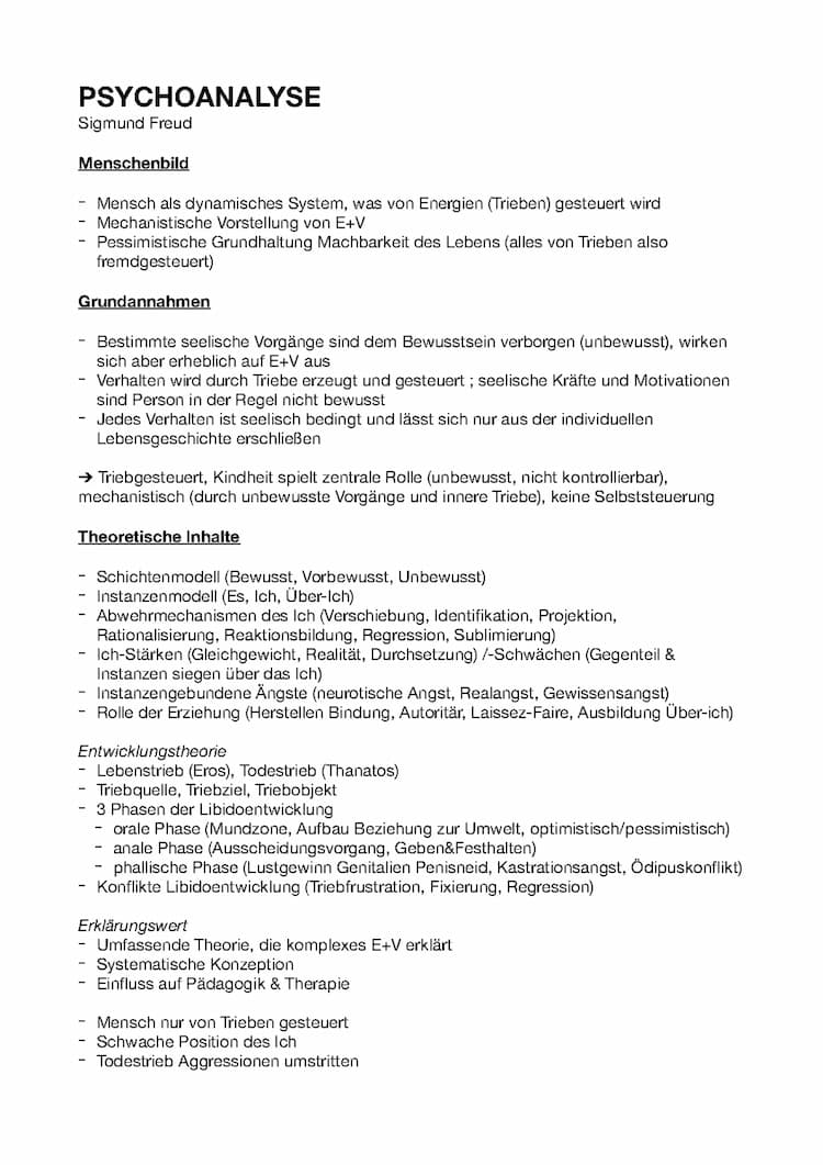 Know Paradigmen Theorie & Therapie - Psychoanalyse, Behaviorismus, Kognitivismus… thumbnail
