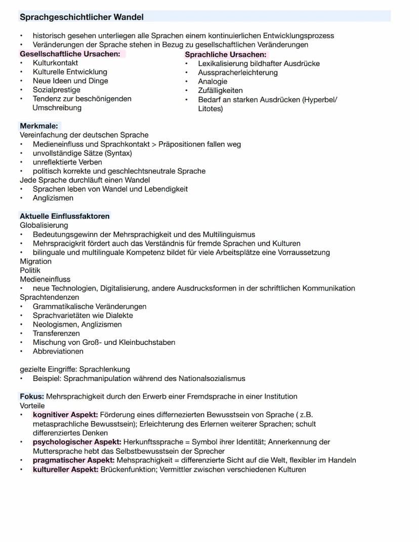 Spracherwerbsmodelle- und theorien
Gegenüber dem Sprachenlernen, also dem Erlernen einer Sprache in der Schule, meint Spracherwerb den
unbew