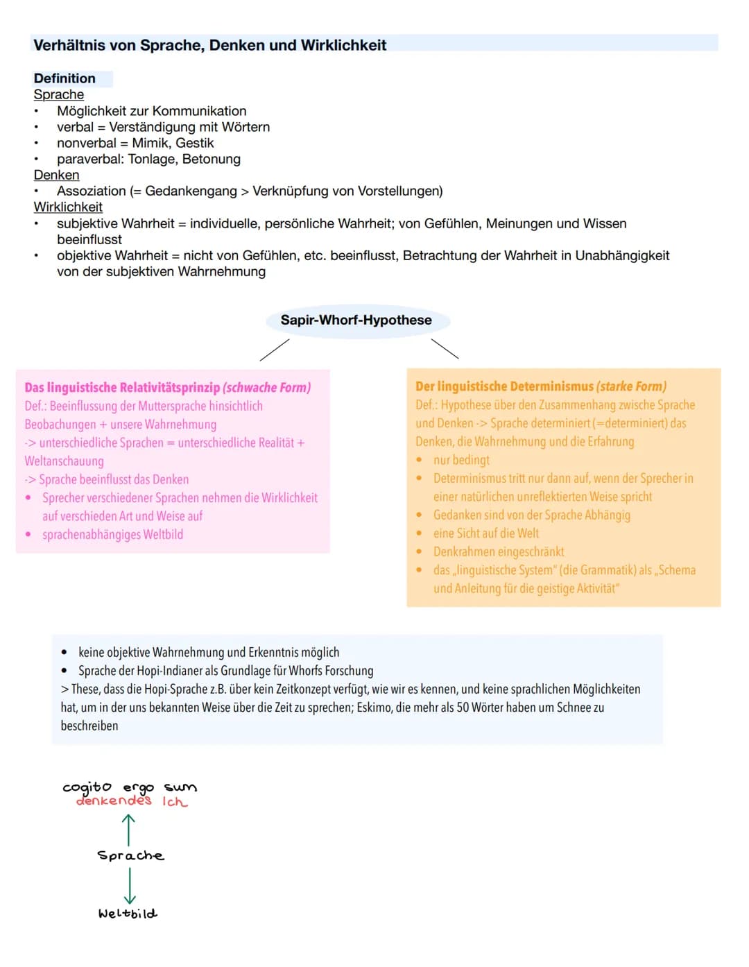 Spracherwerbsmodelle- und theorien
Gegenüber dem Sprachenlernen, also dem Erlernen einer Sprache in der Schule, meint Spracherwerb den
unbew