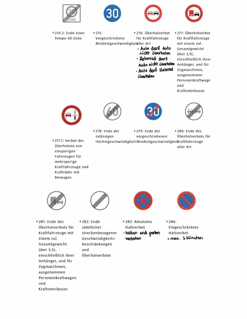 .
•
·
.
Schrittgeschwindigkeit:
4-7 km/h
Führerscheinentzug -> max. 6 Monate
Fahrerlaubnisentzug
kein Handy am Steuer
B
§ ₁ stvo - Grundrege