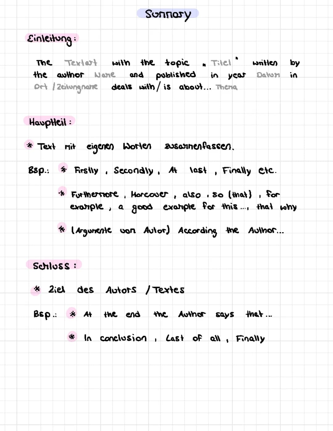 English-Summary