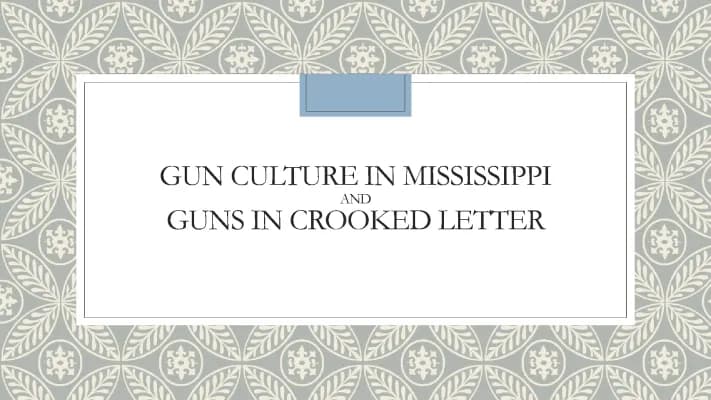 Know Gun culture in USA, Mississippi and Crooked Letter thumbnail