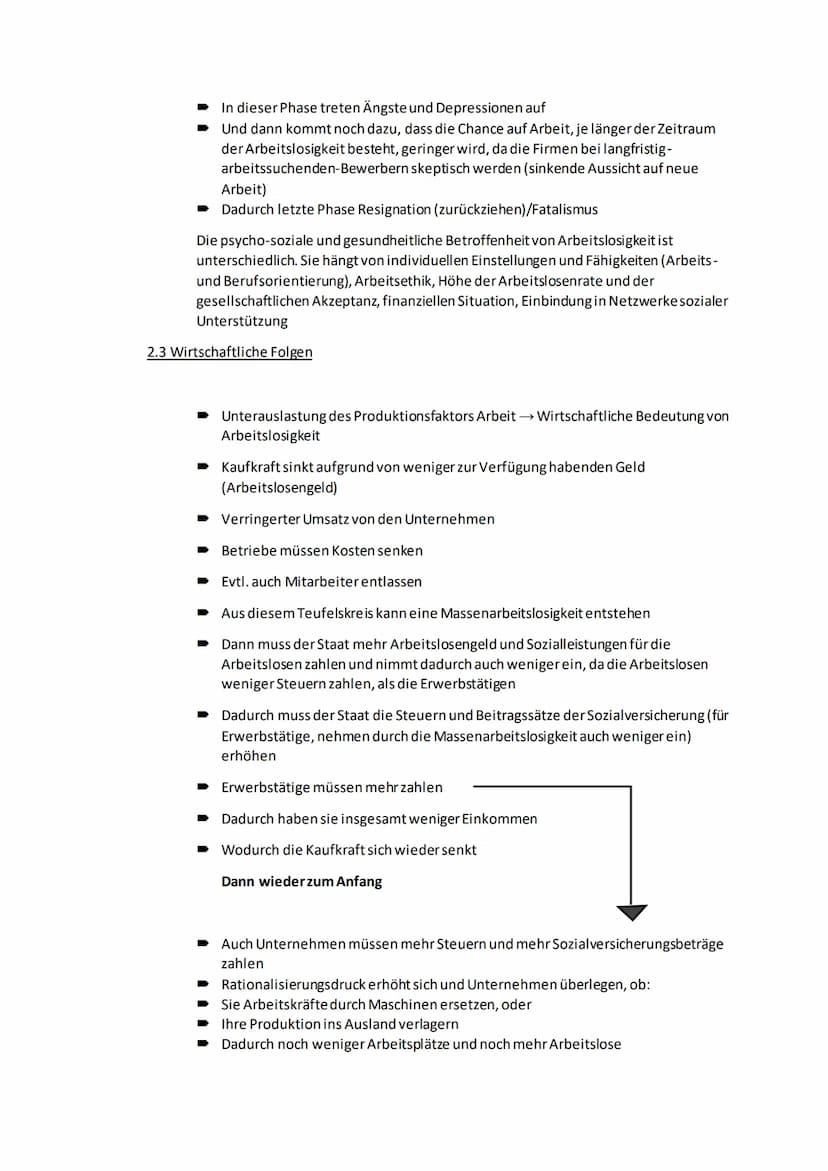 Ziele der Wirtschaftspolitik konkret: Vollbeschäftigung → Handout
1. Messung der Arbeitslosigkeit
1.1 Definitionen
Erwerbsfähige: Alle Mensc