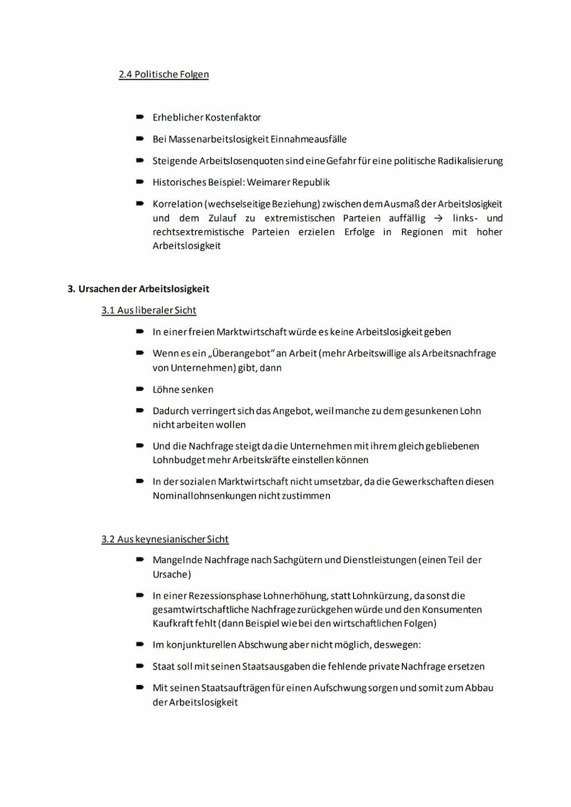 Ziele der Wirtschaftspolitik konkret: Vollbeschäftigung → Handout
1. Messung der Arbeitslosigkeit
1.1 Definitionen
Erwerbsfähige: Alle Mensc