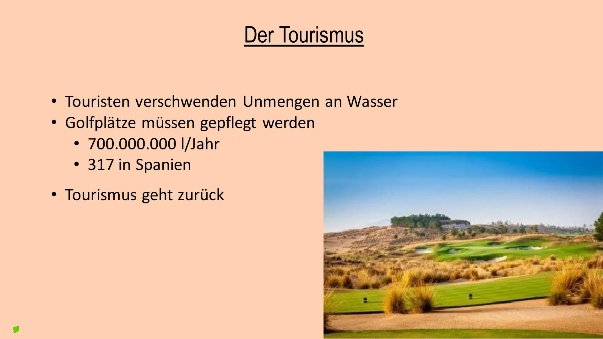 Wassermangel in
Spanien
Präsentation von Lara Künkler und David Girnstein Spanien an der Spitze des Trinkwasserverbrauchs (in der EU)
O
Hohe