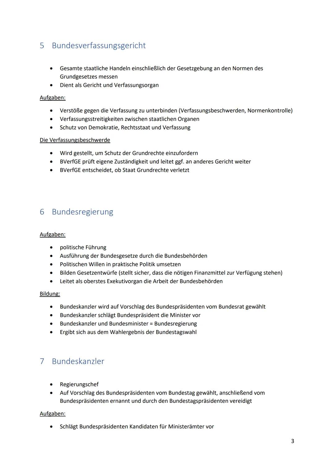 Verfassungsorgane

Inhalt

1 Bundestag. 1

2 Bundespräsident. 2

3 Bundesversammlung. 2

4 Bundesrat 2

5 Bundesverfassungsgericht.. 3

6 Bu
