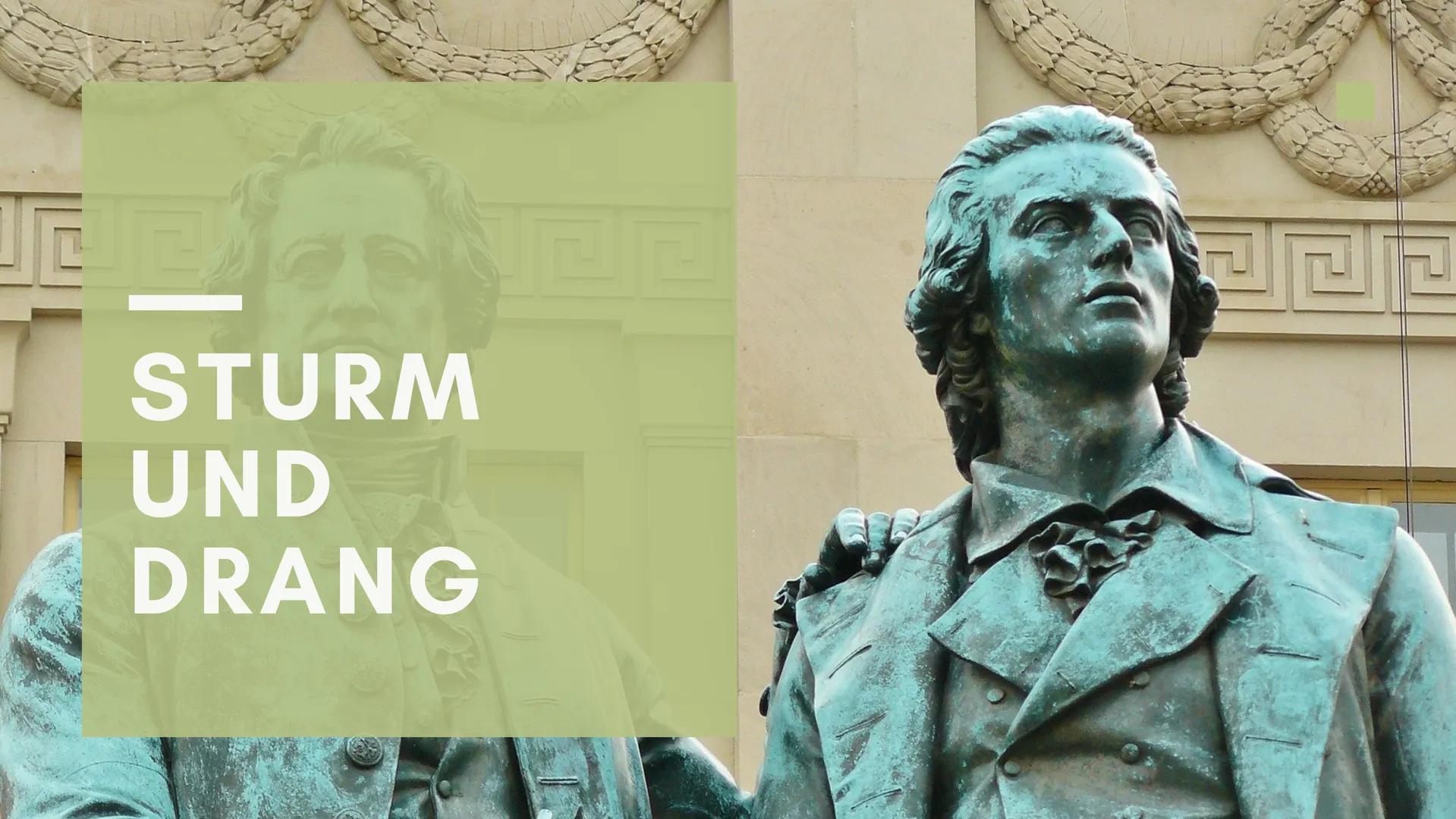 STURM
UND
DRANG # GLIEDERUNG

-

*   Allgemeine Informationen
*   Merkmale der Epoche
*   Literatur
*   Zentrale Ideen
*   Autoren und ihre 