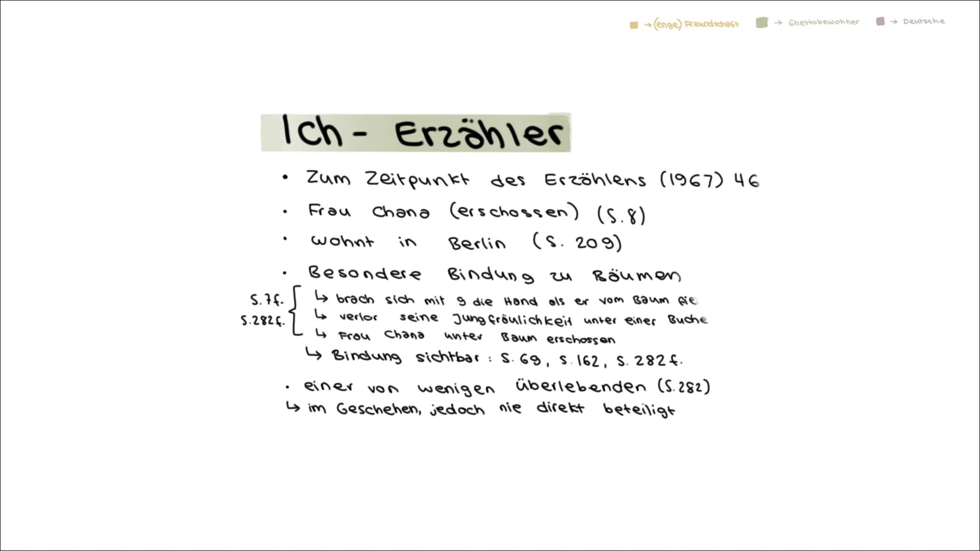 ✡X
Jakob der Lügner - Jurek Becker
JAYME
a
GETTO
Buchpräsentation
GETTO • Allgemeines
Inhaltliche & sprachliche Aspekte:
• Ort & Zeit
Regeln