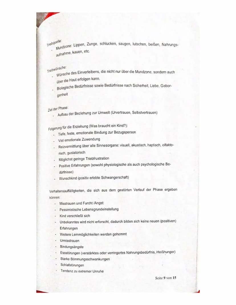 Abitur
Die psychoanalytische Theorie - Zusammenfassung
1. Grundannahmen der Psychoanalytischen Theorie
2. Instanzenmodell
3. Abwehrmechanism