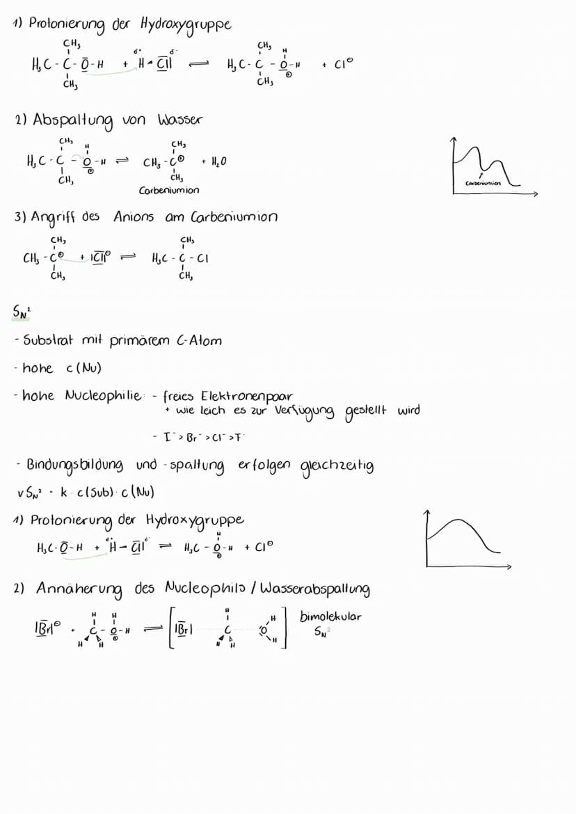 Radikalische Substitution
1) Start reaktion
Br-Brl
2) Kettenreaktion
H
I
H-C.
H
Licht
H
H-C-H + Brli -
H
3) Abbruchreaktion
H
-
+ Br₂
+
21Br
