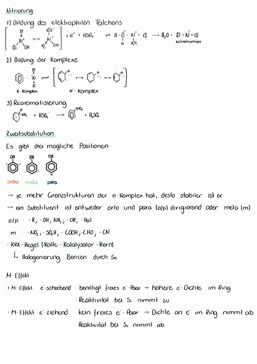 Radikalische Substitution
1) Start reaktion
Br-Brl
2) Kettenreaktion
H
I
H-C.
H
Licht
H
H-C-H + Brli -
H
3) Abbruchreaktion
H
-
+ Br₂
+
21Br