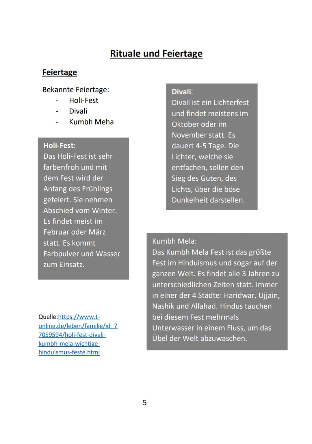 Der
Hinduismus
SIBBENEN Inhaltsverzeichnis
Thema
Allgemeine Informationen
Wie, wo und wann ist der Hinduismus entstanden?
Gottheiten der Hin