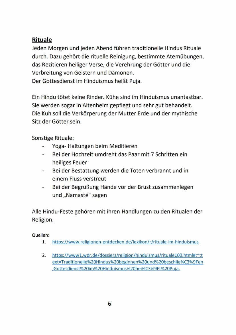 Der
Hinduismus
SIBBENEN Inhaltsverzeichnis
Thema
Allgemeine Informationen
Wie, wo und wann ist der Hinduismus entstanden?
Gottheiten der Hin