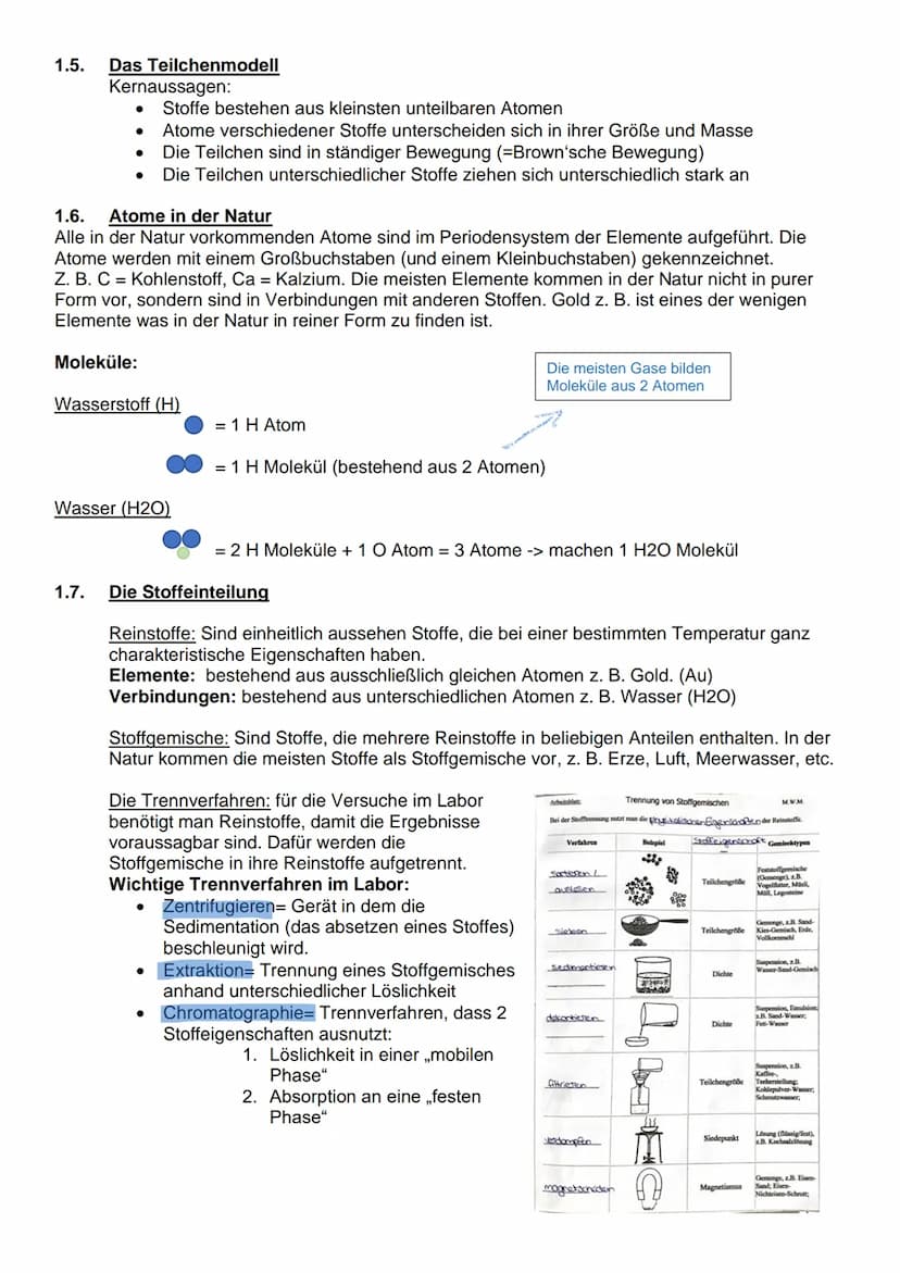 1.1.
1.2. Gefahrstoffe
1.3.
1.4.
Chemie Definition
Die Chemie befasst sich mit den Stoffen, ihren Eigenschaften und untersucht die
Stoffverä