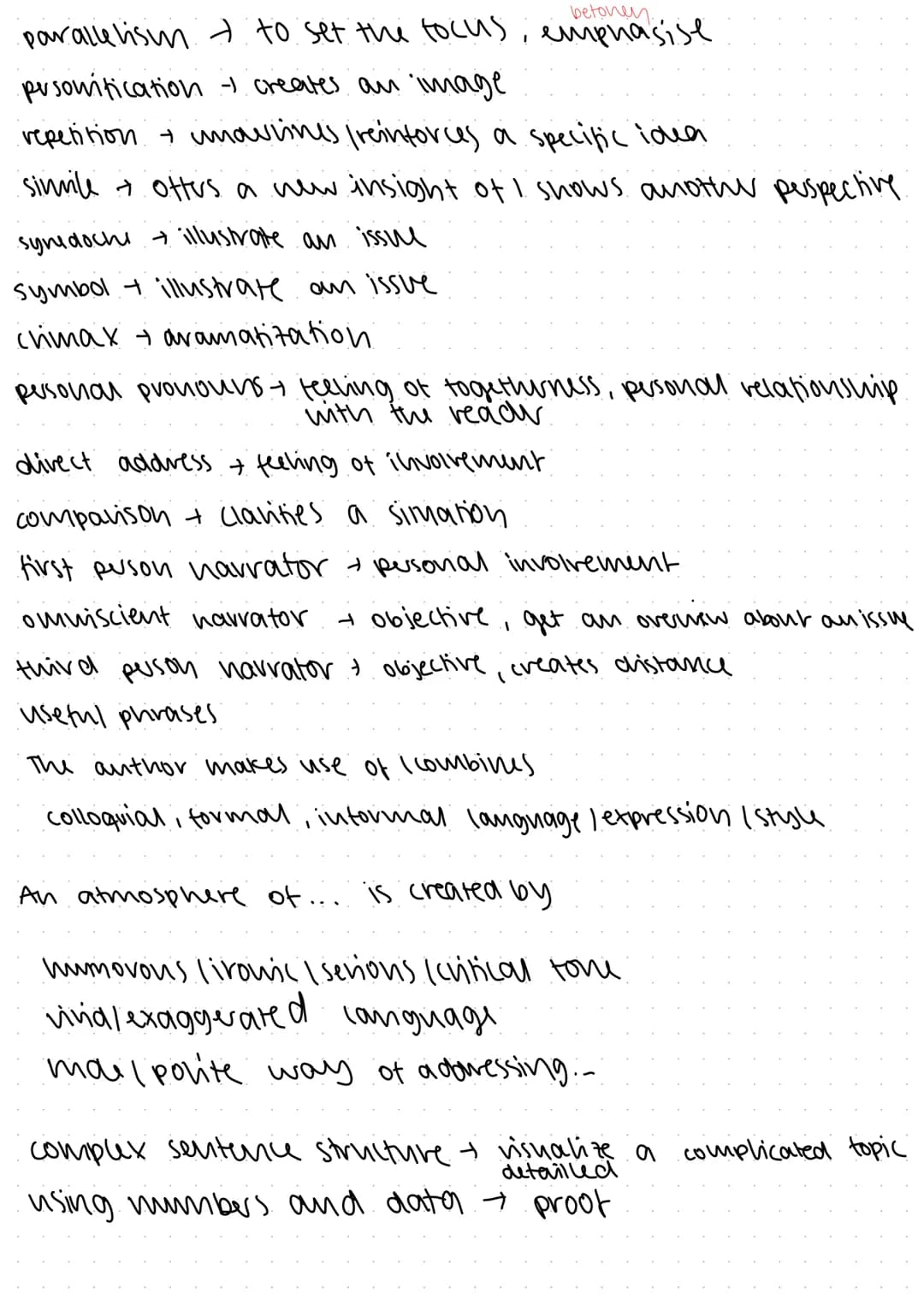 Summary
umbrella sentence
find the 5 who's (who? what? Where? When? why?
• giving paragraphs a headline
structure your notes for a logical t