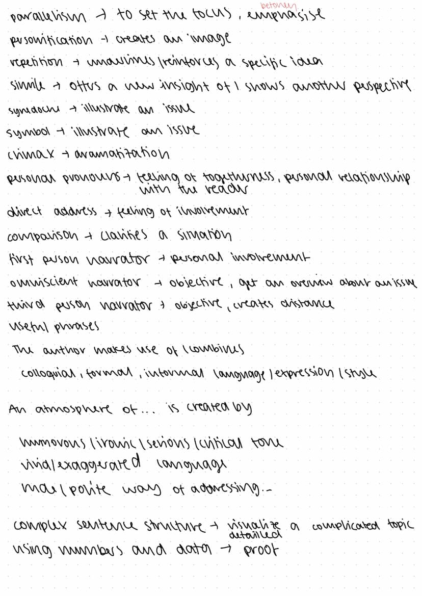 Summary
umbrella sentence
find the 5 who's (who? what? Where? When? why?
• giving paragraphs a headline
structure your notes for a logical t