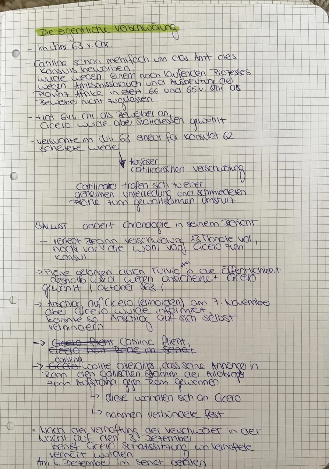 A
Sallust
-Gaius Sallushus Crispus 86
35/34 v. Chr.
als junge Mann nach Rom for pol. Laufbahn
- Familie: Rittestensus
teures Anwesen: verbra