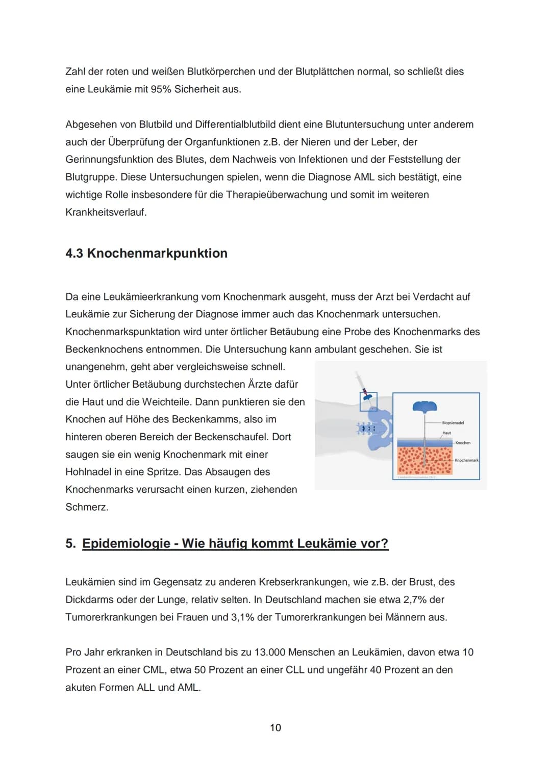 Inhaltsverzeichnis:
1. Einleitung...
1.1 Was ist Blut?
1.2 Was ist Leukämie?
2. Welche Arten gibt es?
2.. Akute lymphatische Leukämie (ALL)
